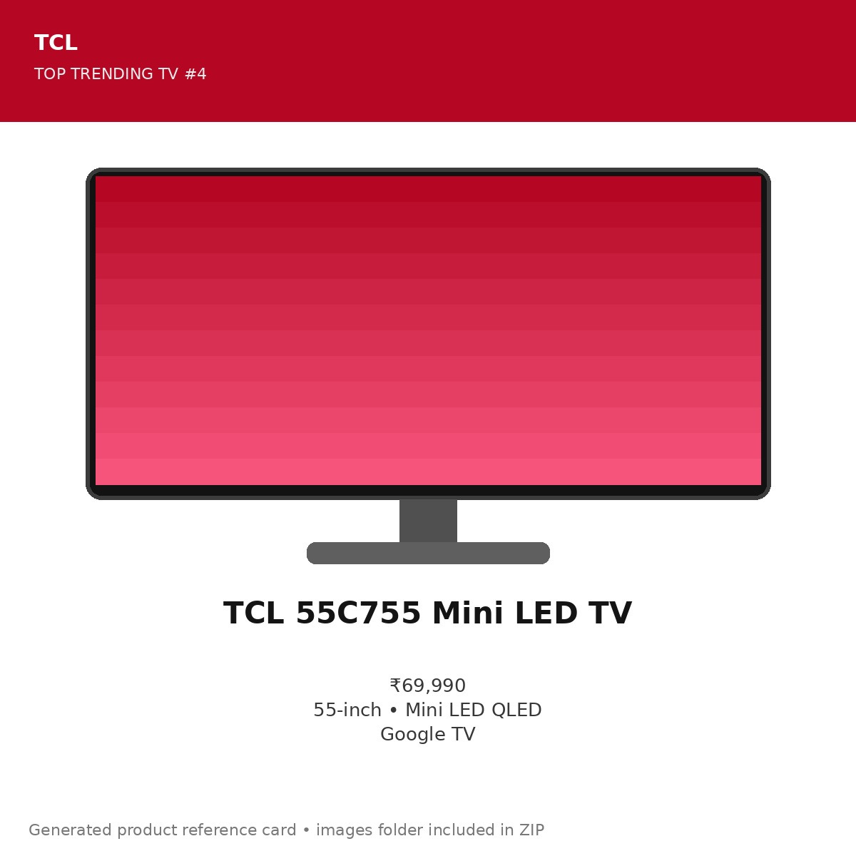 TCL 55C755 Mini LED TV