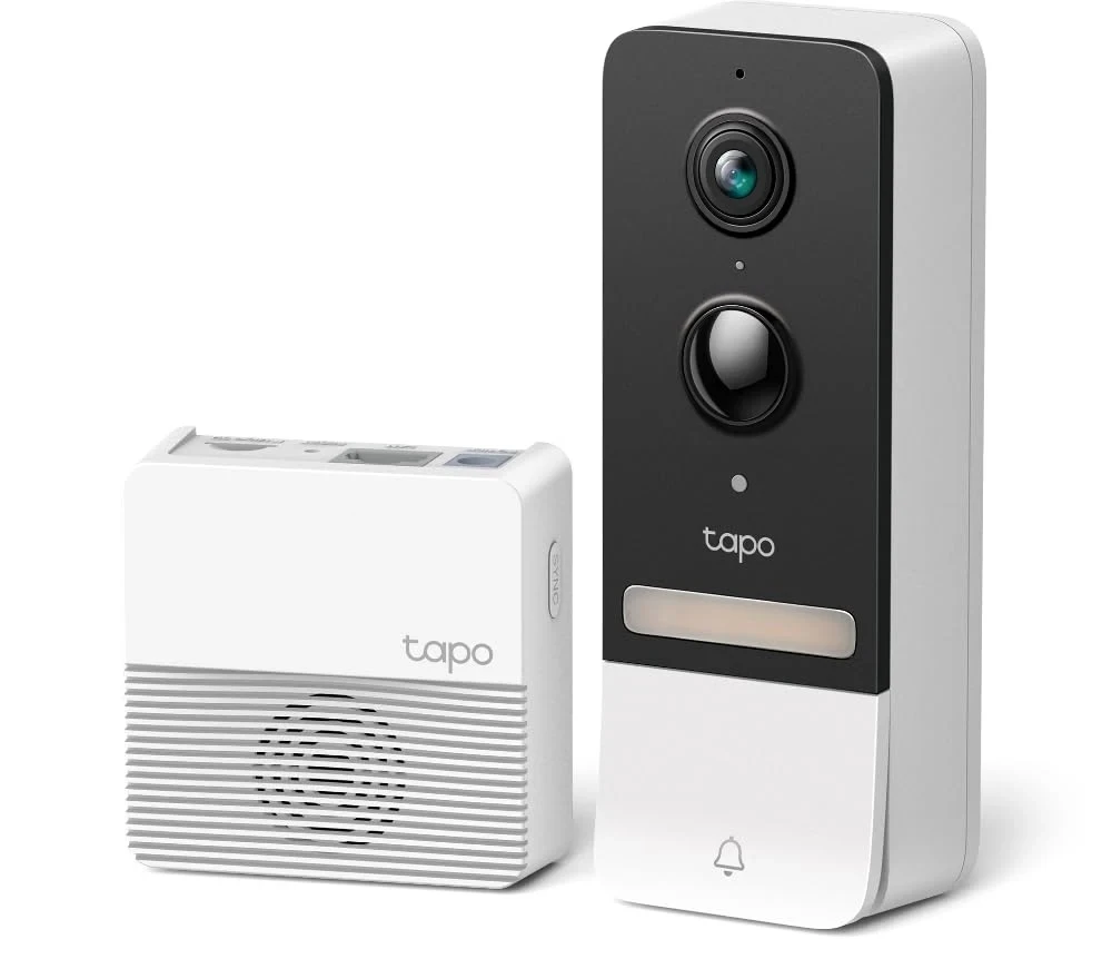 TP-Link Tapo D230S1 2K 5Mp/1920p Smart Wireless Security Video Doorbell