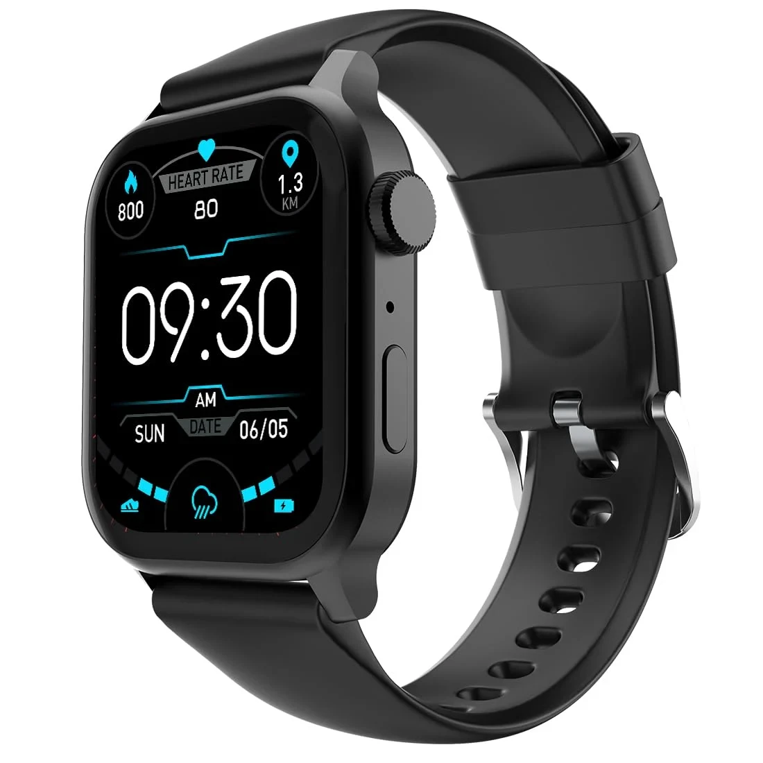 Fire‑Boltt Rise Smart Watch 1.85″ HD Display with Bluetooth Calling